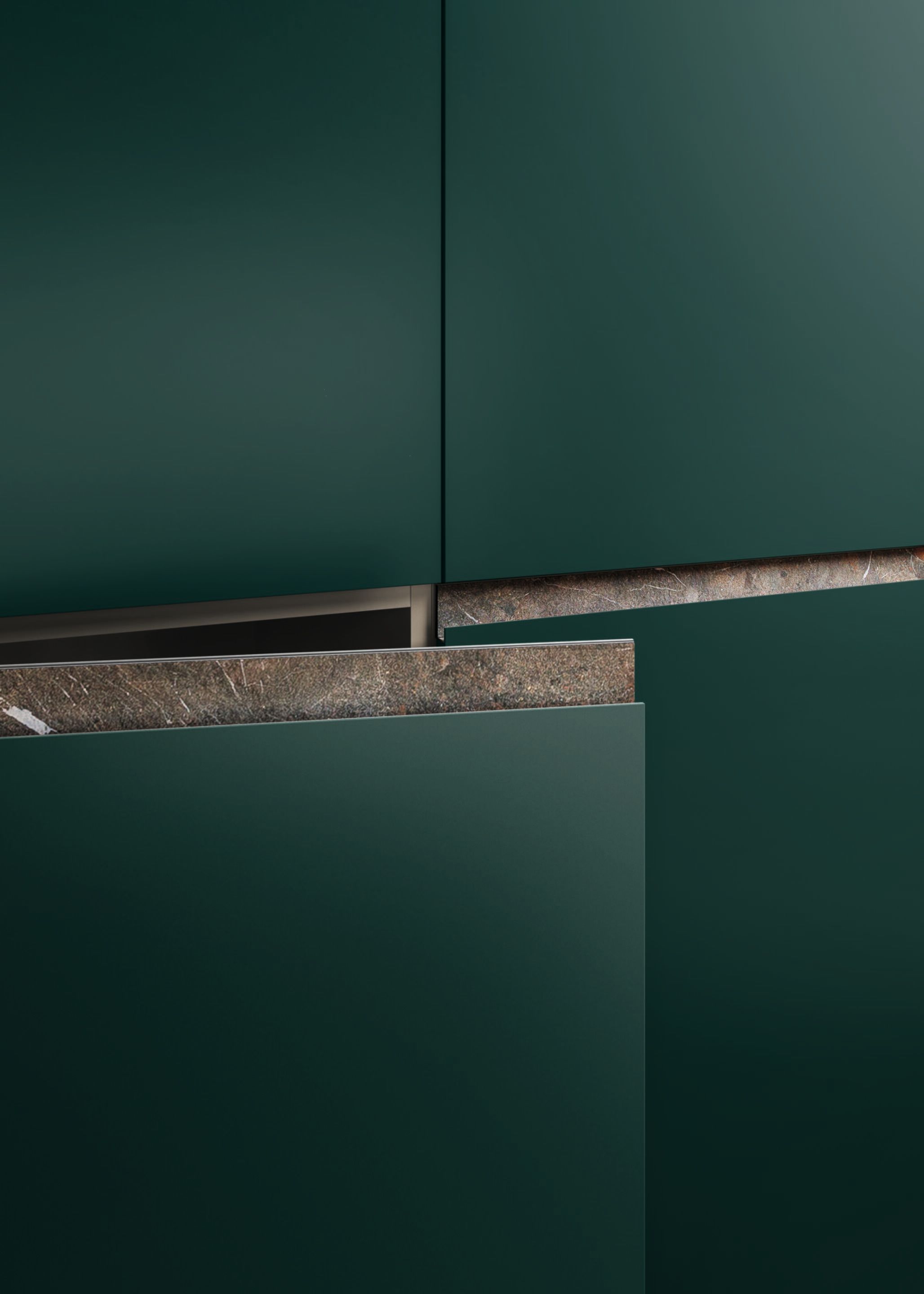 Кухня без ручек Lago 36e8 CUT KITCHEN 2820 ARCH-00031146 - Вид №7