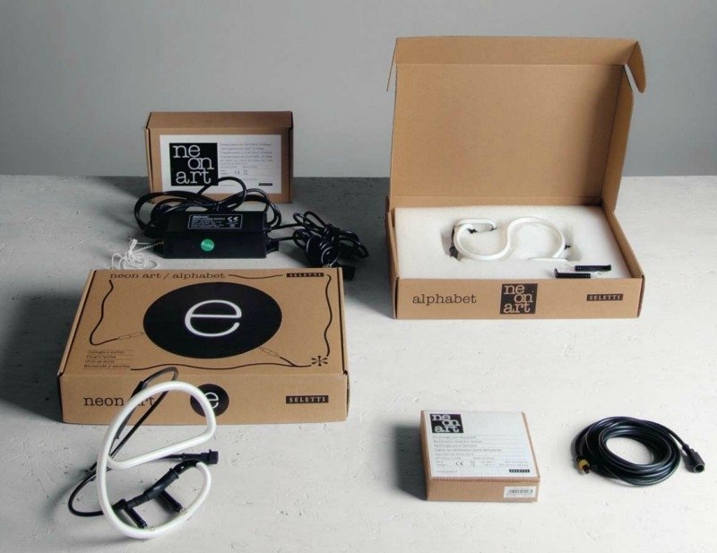 Светильник настенный белый Seletti Letter 01422 L SELETTI  00-3882926 Белый  - Вид №3