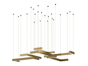 Металлический подвесной светильник