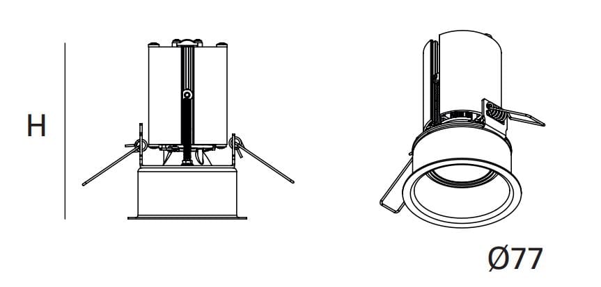 Утопленный круглый прожектор Lucifero's ARCH-00028038 - Вид №5