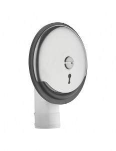 056500 000 00  Полный перелив для слива ванны с пробкой и цепью, нержавеющая сталь и полипропилен Valentin Сталь