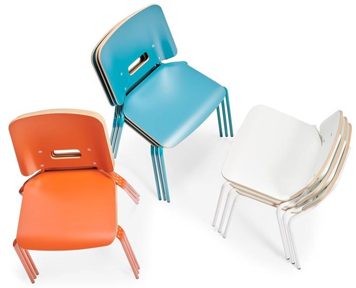 Martela Штабелируемый стул из ламината Grip nxt sun-id-1480379 - Вид №3