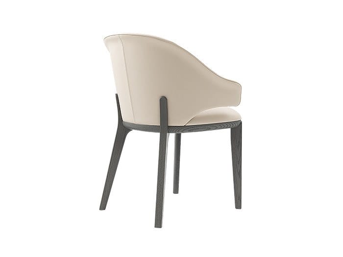 Кожаный мягкий стул с подлокотниками HC28 maison Erika ARCH-00129768 - Вид №1