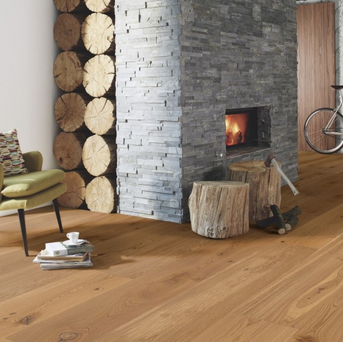 Инженерная доска Boen Chalet Traditional Live Natural Ированная Ebcx4kfd Дуб Натур с брашью (Текстурированная) 2000-4000х300 мм 2100420020 - Вид №11