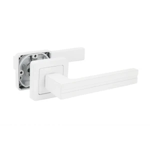 Дверная ручка на розетке Edson EDS-04-Q1 без запирания цвет белый
