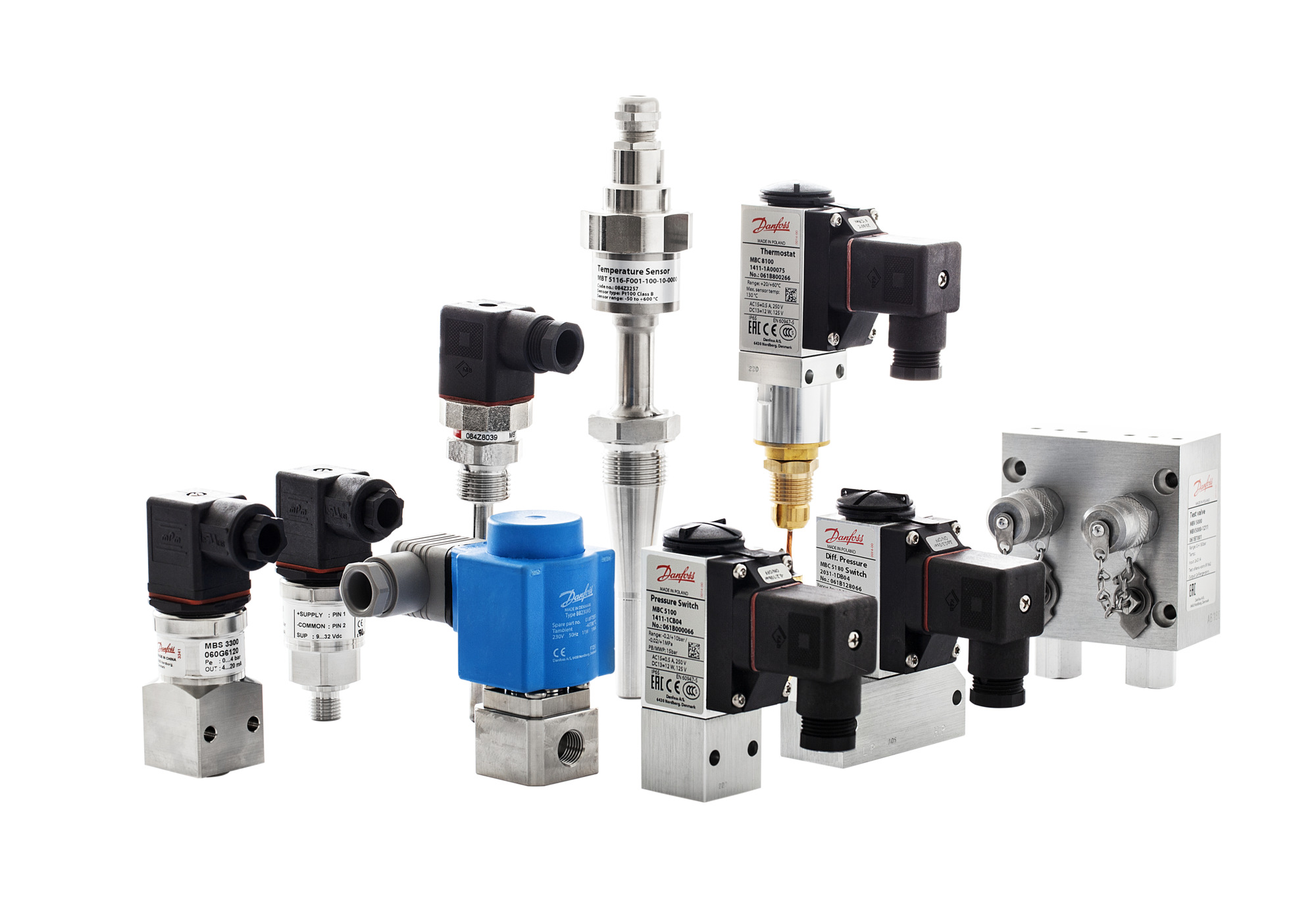 Danfoss MBS 3300 — преобразователи (датчики) давления для судостроения MBS 3300 Преобразователь давления 060G1468  - Вид №34