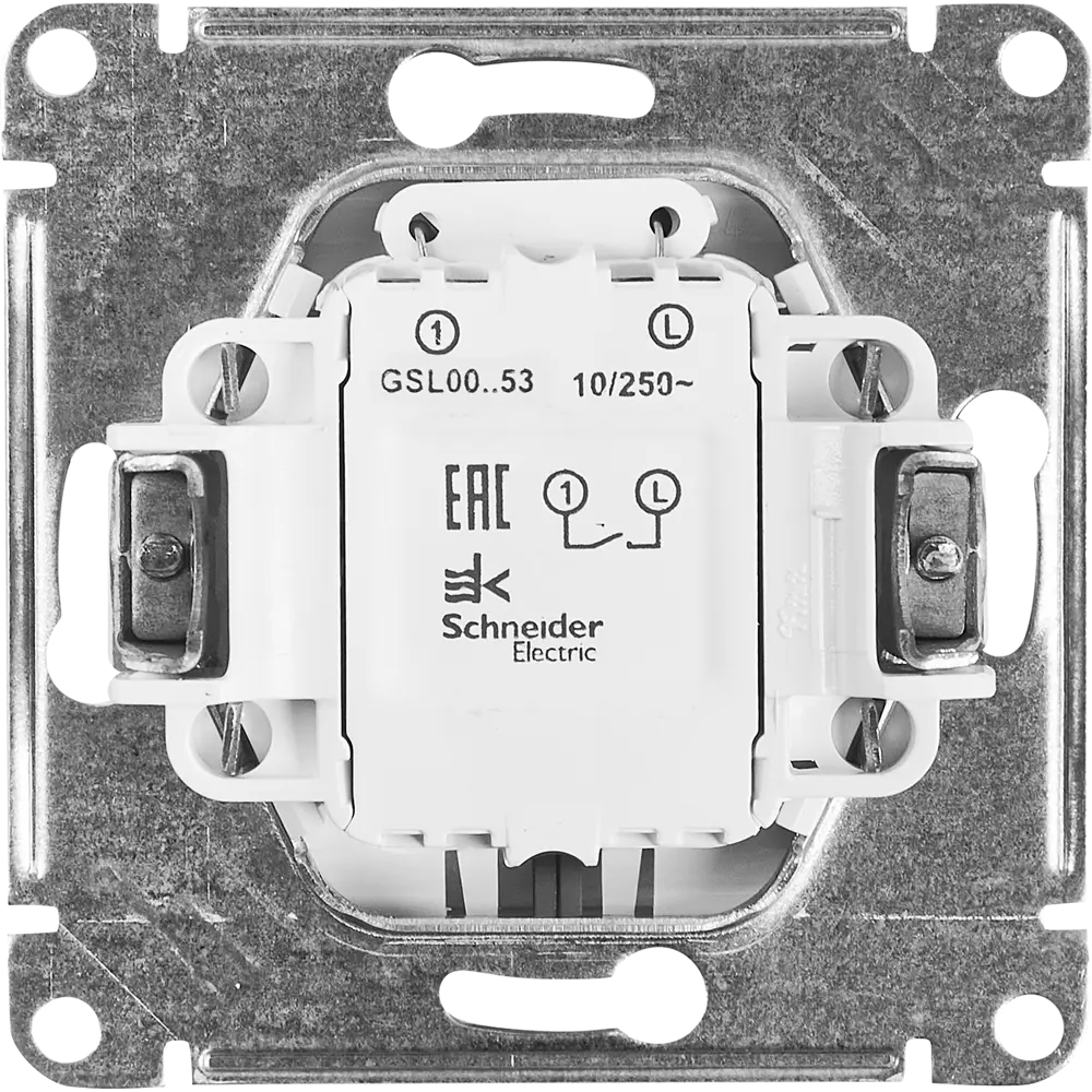 Schneider Electric Glossa — выключатель трёхпозиционный в алюминиевом исполнении 86710475 STLM-0070845 - Вид №2