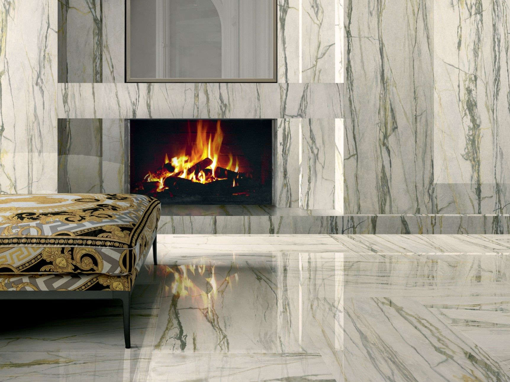 Пол / керамогранит с мраморным эффектом Versace Ceramics Maximvs ARCH-00041792