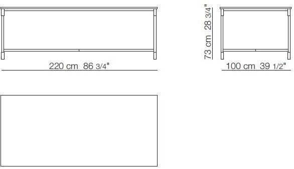 arflex Квадратный мраморный стол Match sun-id-1423621 - Вид №6