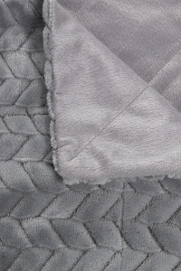 8433840535425 Плед Ronne 130x170 серый LA FORMA