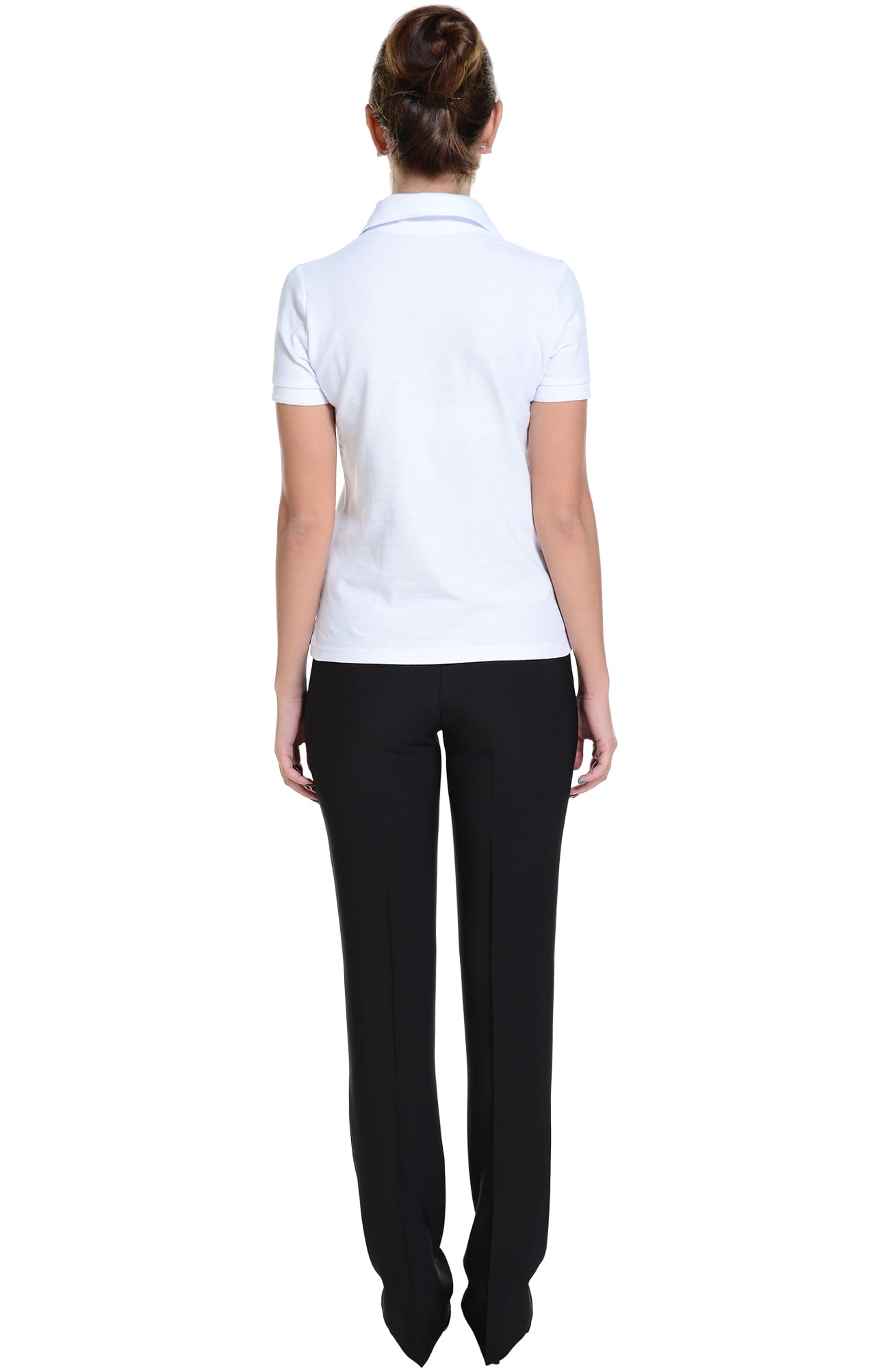 62160 Тенниска-поло женская белая LUXE  Одежда для салонов красоты  размер XL  - Вид №7