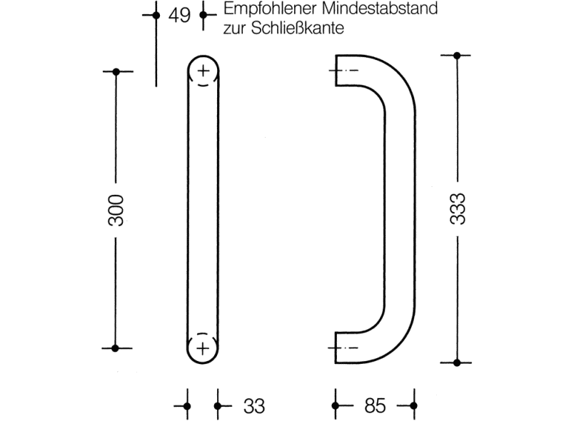 550.33LT Справиться HEWI Beschläge für Außentüren  - Вид №8