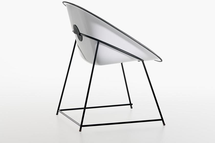 Plank Кресло с пластиковым корпусом и тканевой обивкой Cup sun-id-1430842 - Вид №1