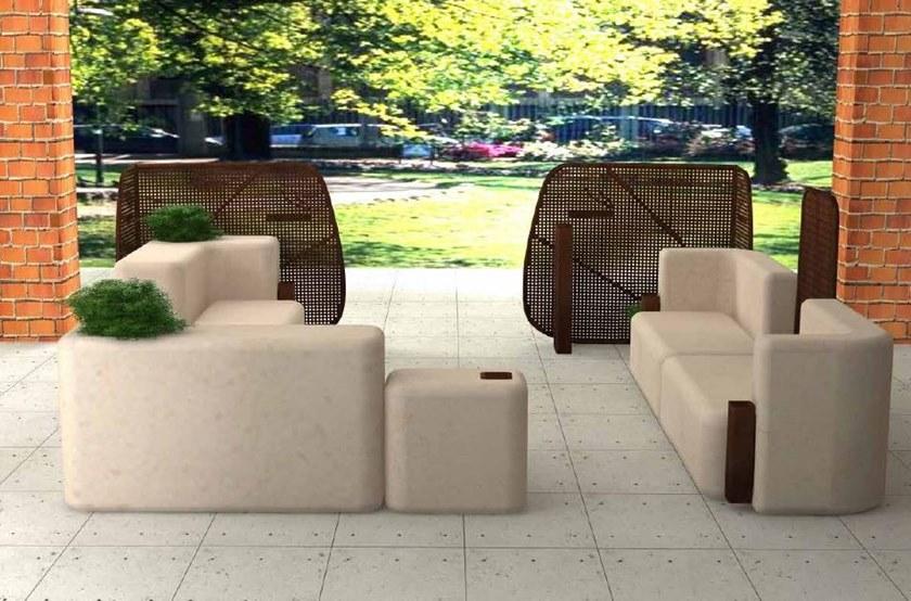 Manufatti Viscio Реконструированная каменная скамья D sun-id-1431703 - Вид №2