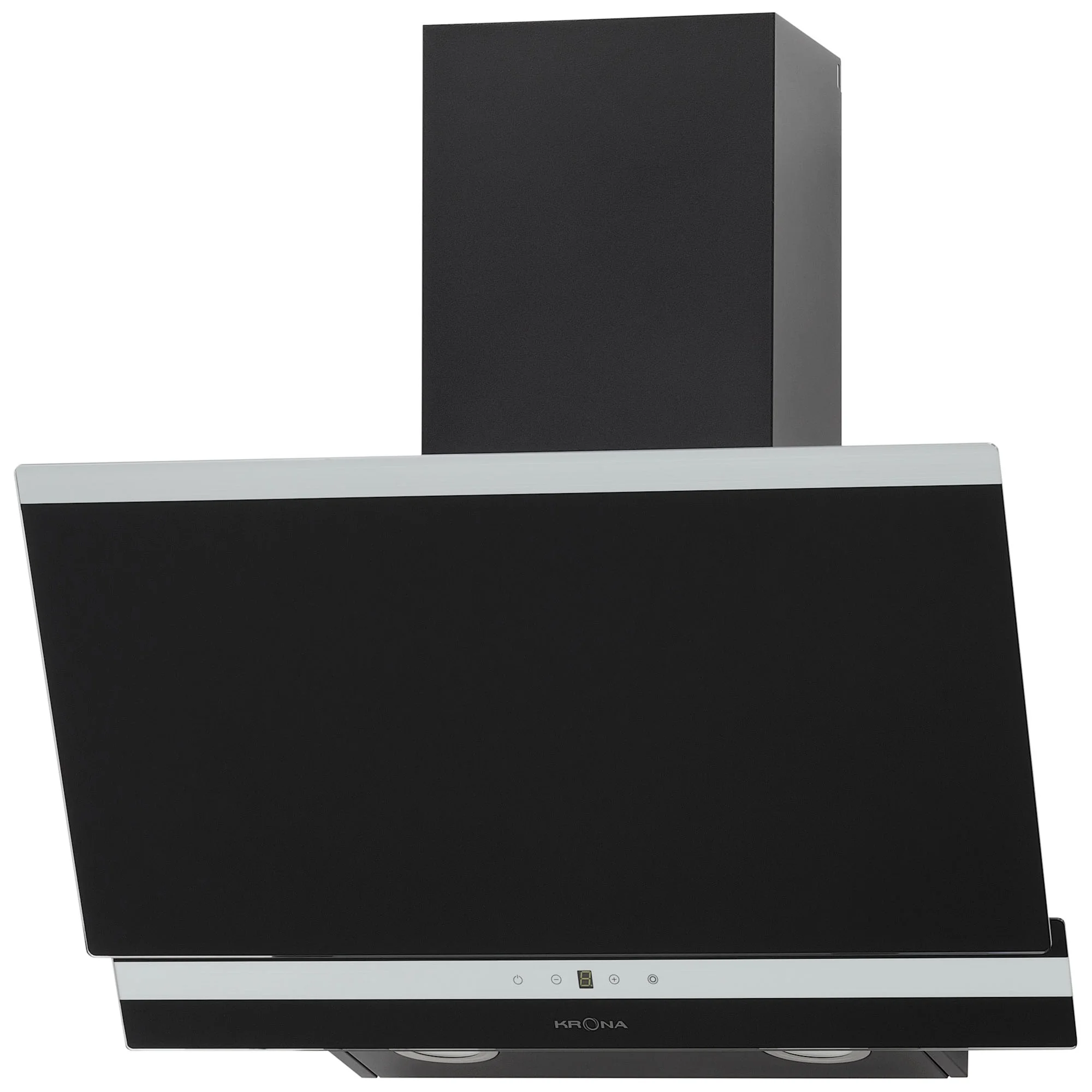 9214320 Вытяжка наклонная KRONA IRMA A 600 black S черный/серебристый KRONA1 STDN-0093343 - Вид №1