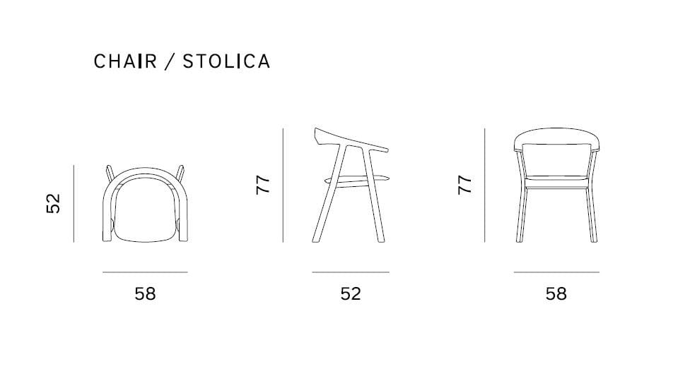 Стул с подлокотниками prostoria Rhomb ARCH-00087449 - Вид №5