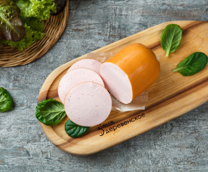 7314 Колбаса вареная в белкозине "Нежность" Вкусляндия 