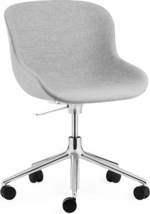 604023 Кресло Swivel 5W, газлифт, полная обивка, серый / Synergy Normann Copenhagen Hyg