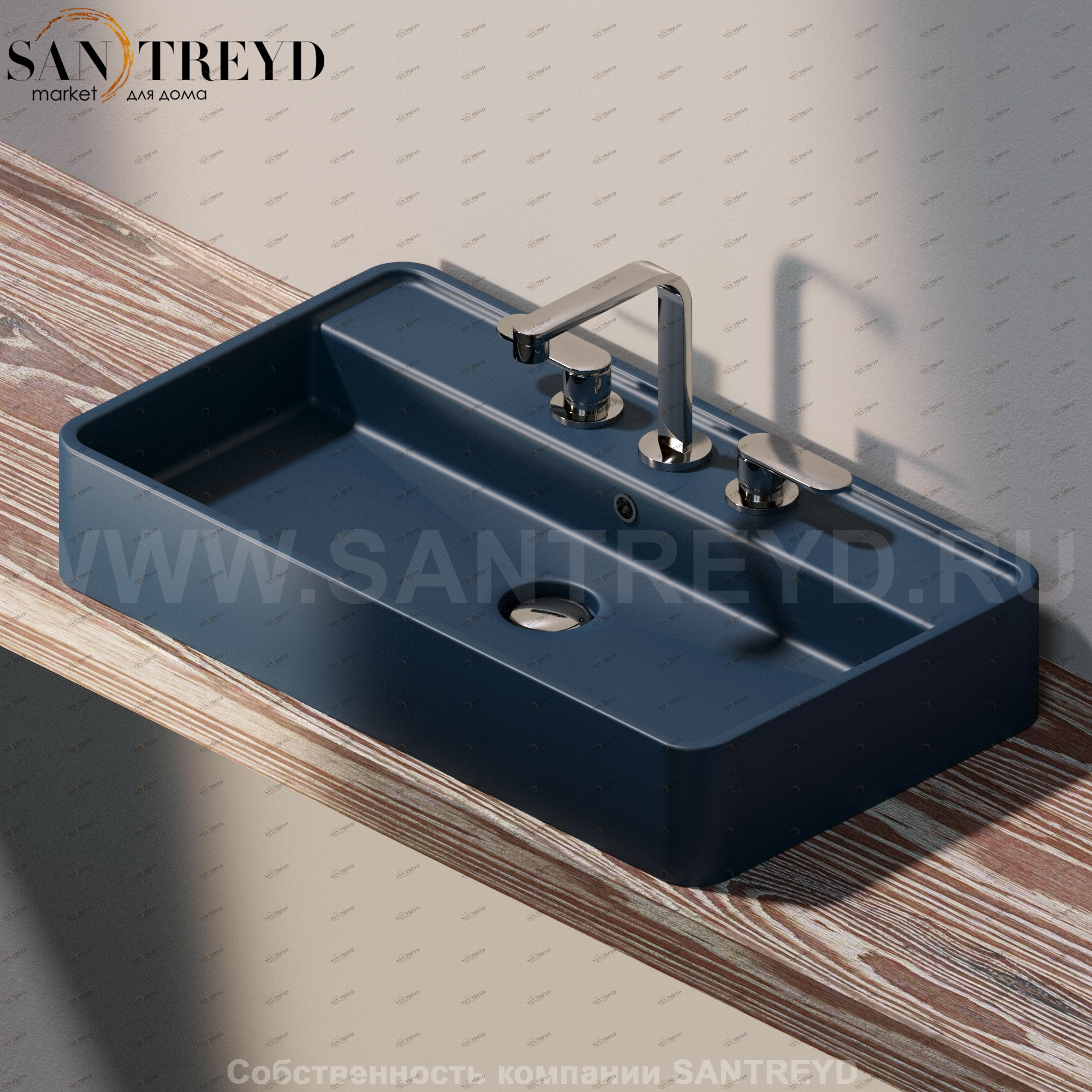 MW75PR7016 Накладная раковина на столешницу  прямоугольная Ceramica Flaminia Miniwash