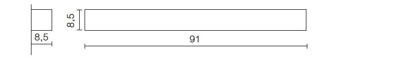 Металлический светодиодный настенный светильник Martinelli Luce ARCH-00000560