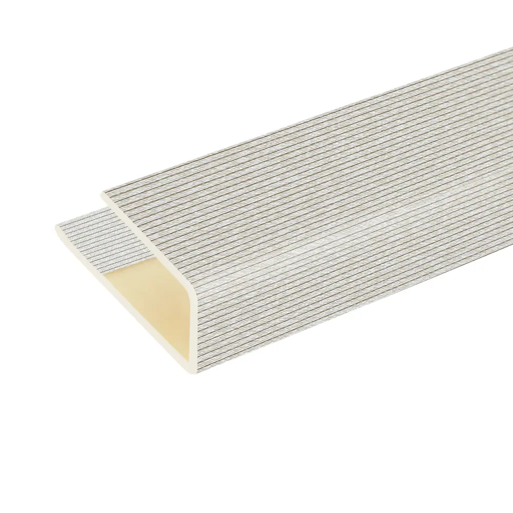 Угол ПВХ универсальный Лен 23x23x2700 мм бежевый DEKOR PANEL STLM-2176591 - Вид №2