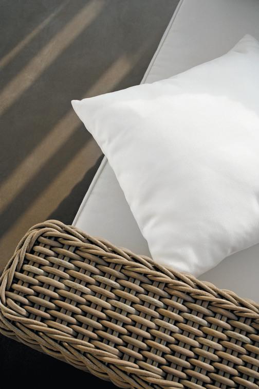 MNST1274 1 мест. кресло шнур 8мм старый серый Manutti San Diego - Вид №2