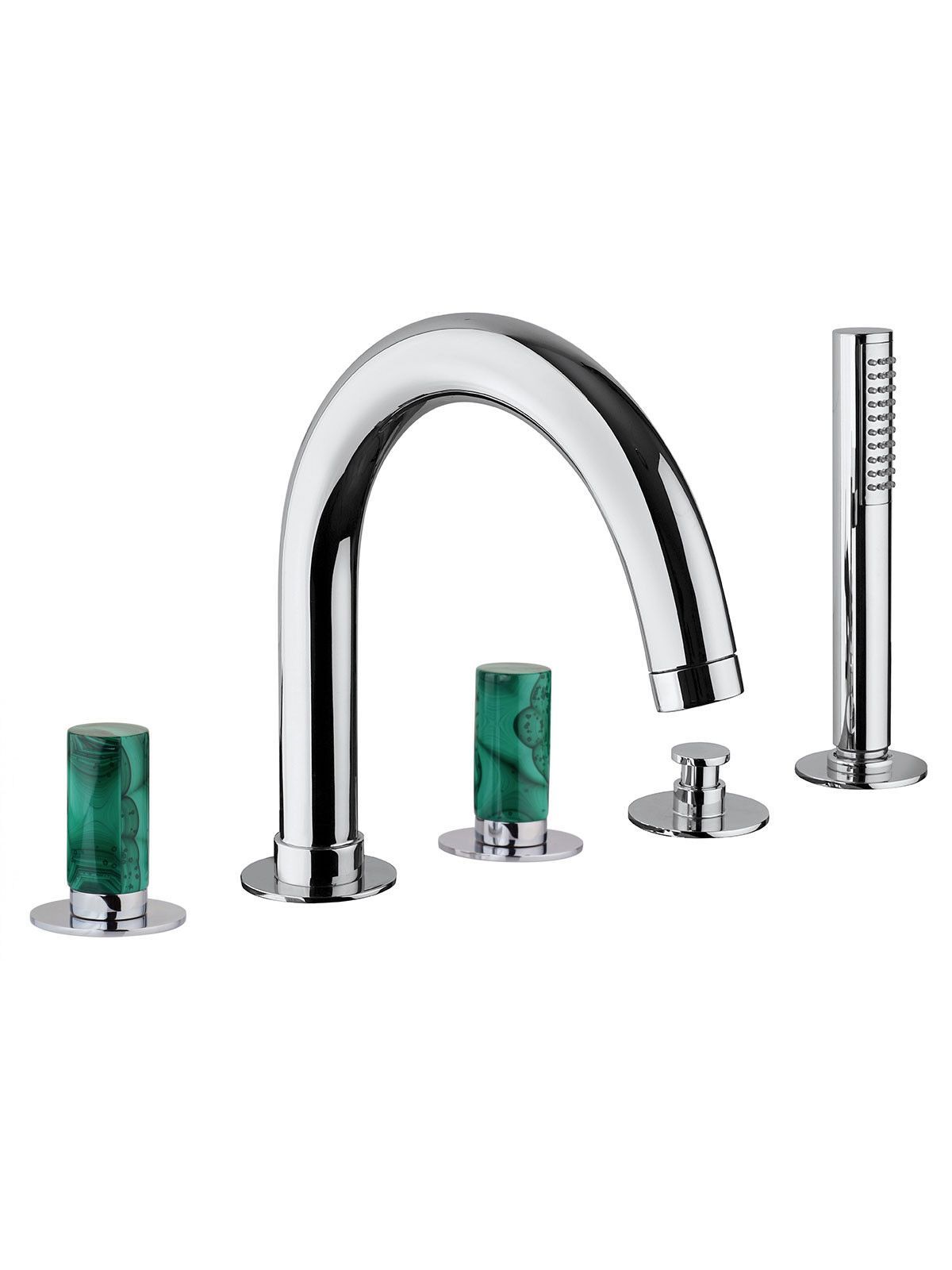 Встраиваемый смеситель для ванны с ручным душем Rubinetterie Frattini Pepe XL ARCH-00112668 - Вид №15