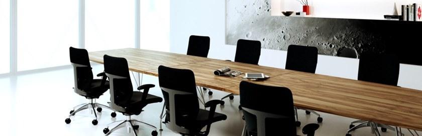 MASCAGNI Прямоугольный стол для совещаний из нержавеющей стали и хрусталя Meeting sun-id-1379327 - Вид №6