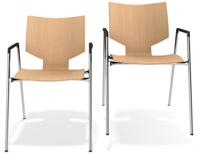 Деревянный стул с подлокотниками Lynx i 3572-10 Santreyd - Вид №4