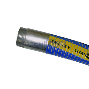 Композитный МБС рукав ENISEY GGE, вн.диам. 50 мм, длина 6 м, на концах штуцер нар.р, алюминий TL050EN-6000AL TITAN LOCK