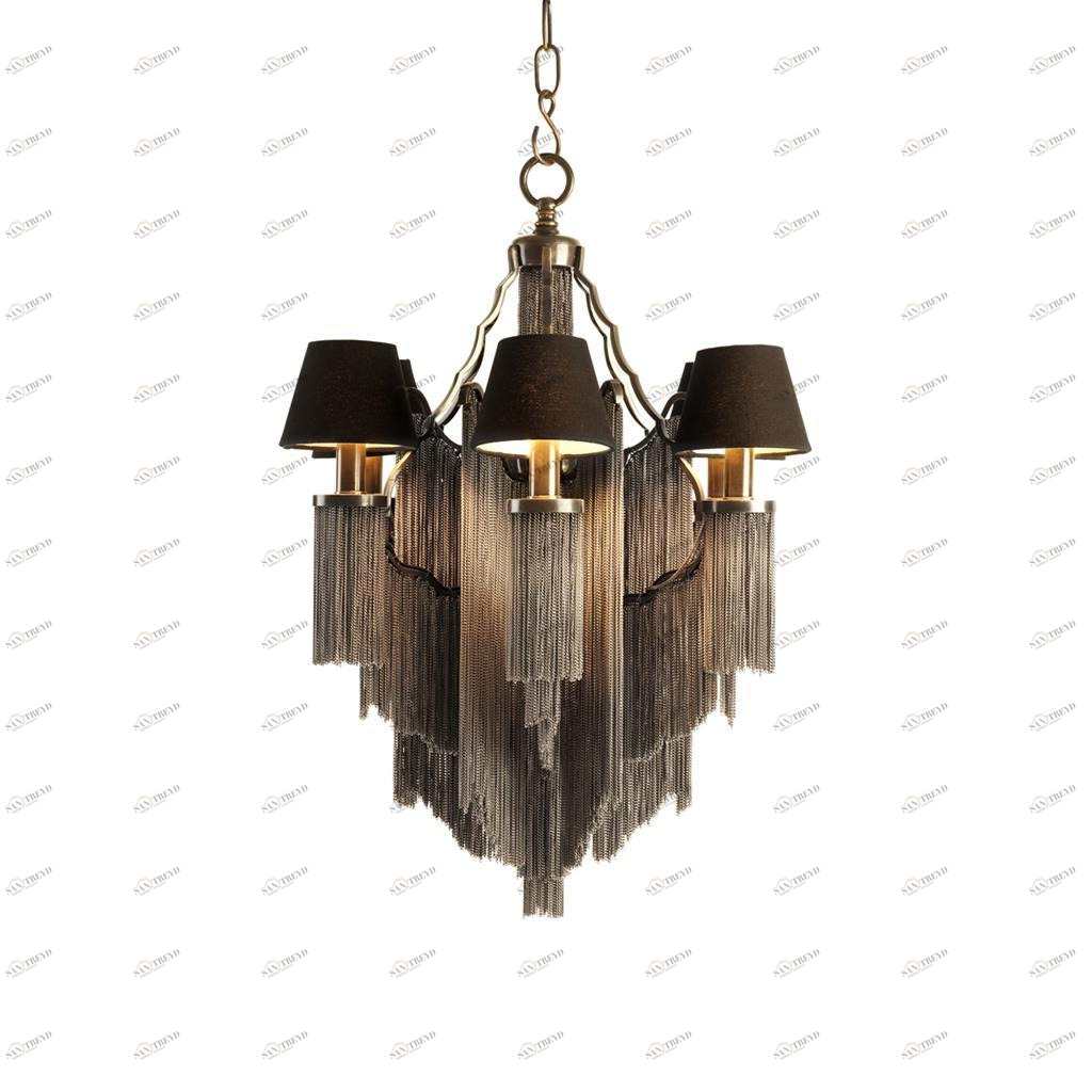 Люстра Fringe S от Eichholtz бронзовая 110206 EICHHOLTZ ДИЗАЙНЕРСКИЕ, EICHHOLTZ 061599 Бронза 