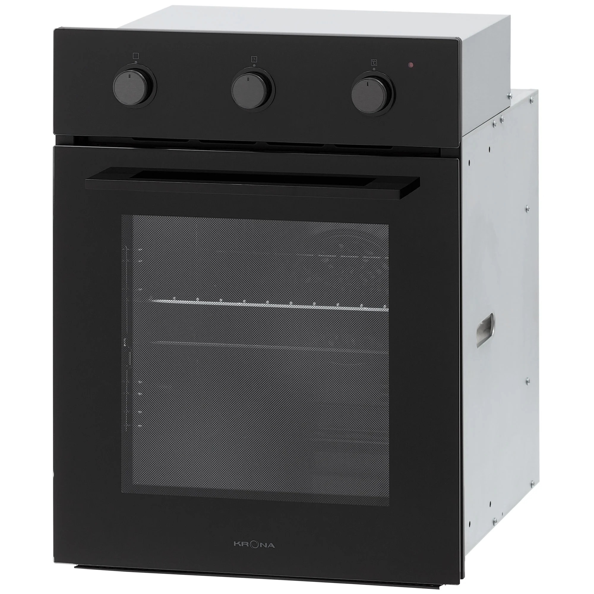 9138442 Электрический духовой шкаф KRONA LYRA 45 BL/BL черный KRONA1 STDN-0094177 - Вид №2
