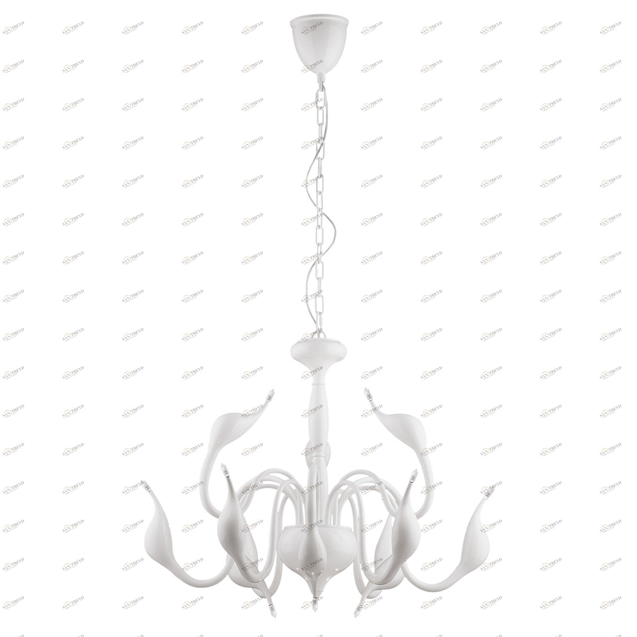 Подвесная люстра Lightstar Cigno Collo Wt 751126 LIGHTSTAR ДИЗАЙНЕРСКИЕ, CIGNO COLLO 056062 Белый 