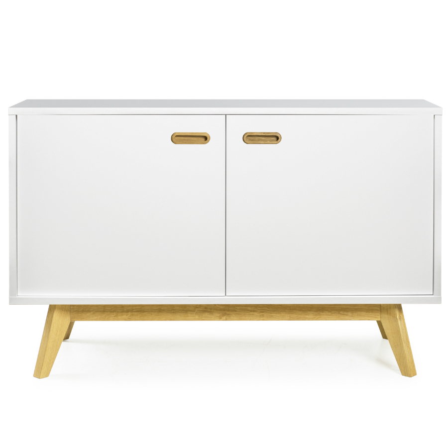 Сервант Tenzo Bess, 72х114х43 см, дуб, белый 2172001 - Вид №3