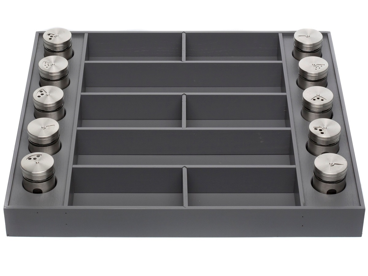 Лоток для столовых приборов Epos Lux 600 LB Dark Grey  NAVAKO 10299 - Вид №1