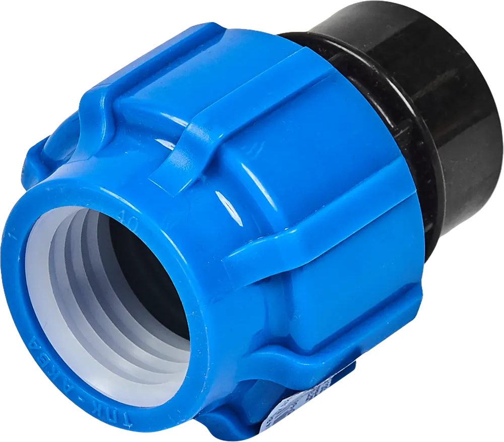Муфта комбинированная Политэк 40 мм с внутренней резьбой для водопровода 82382533