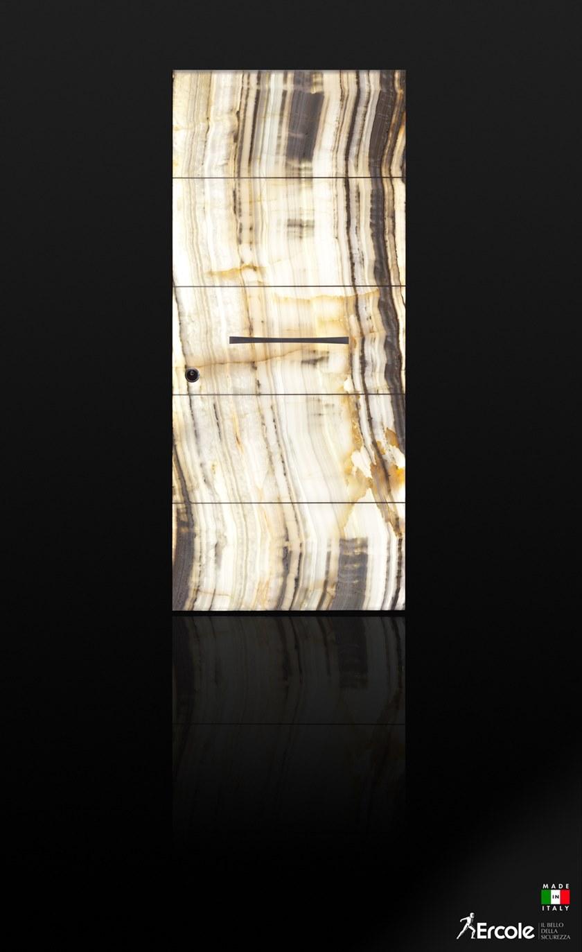 Ercole Бронированная распашная дверь из оникса с подсветкой sun-id-1392951 - Вид №1