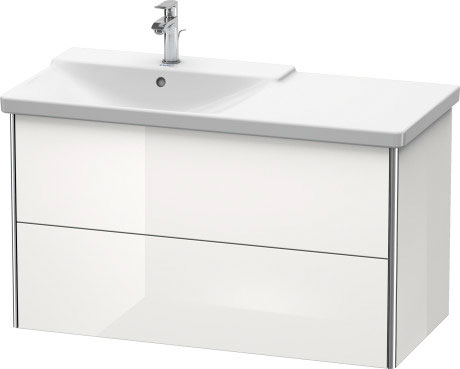 XS418508686 Тумбочка подвесная XSquare #XS4185 1010 x 473 мм Капучино глянцевый лак Duravit - Вид №2