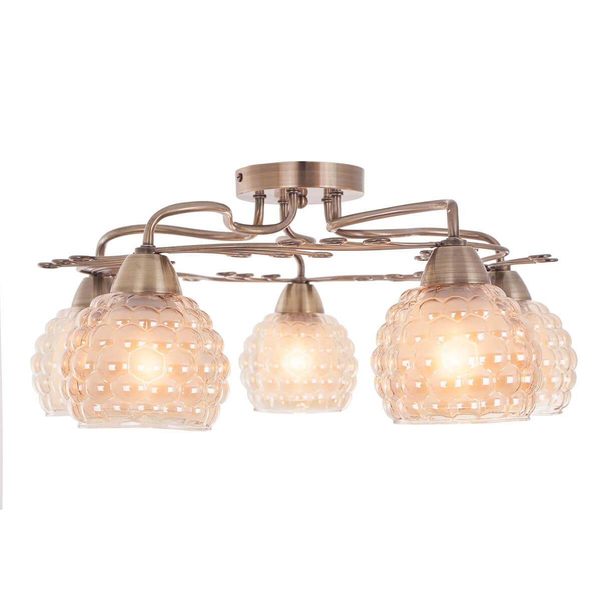 Потолочная люстра IDLamp Verity 286/5PF-Oldbronze IDLAMP VERITY 183464 Белый - Вид №3