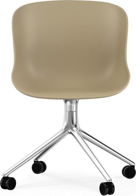 604571 Стул Swivel 4W Aluminium / Sand Normann Copenhagen Hyg  - Вид №1