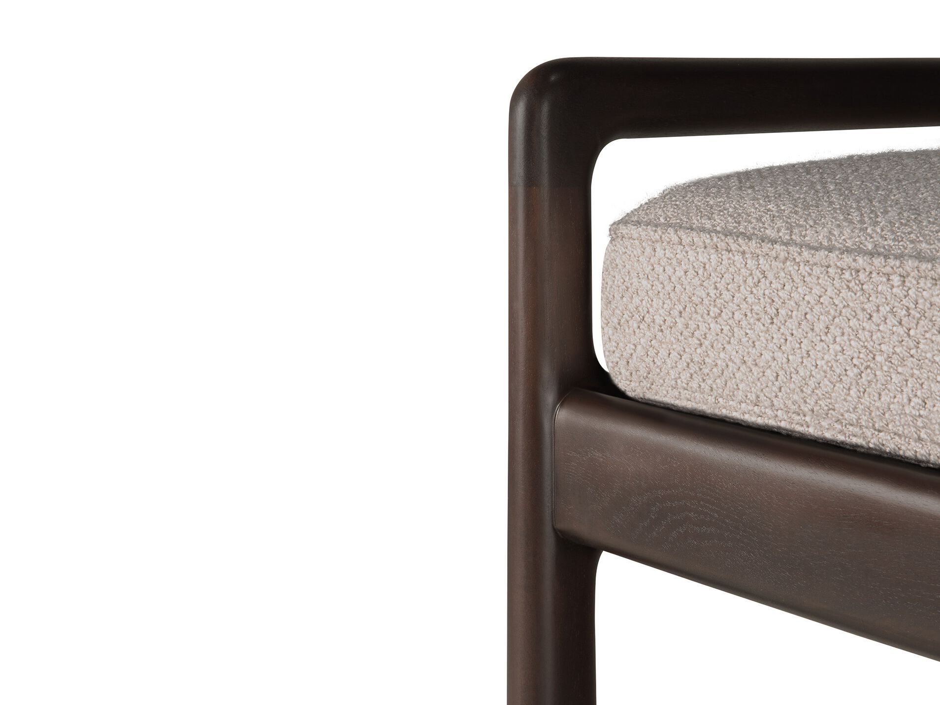 Скамейка из красного дерева и ткани Ethnicraft Джек ARCH-00132631 - Вид №3