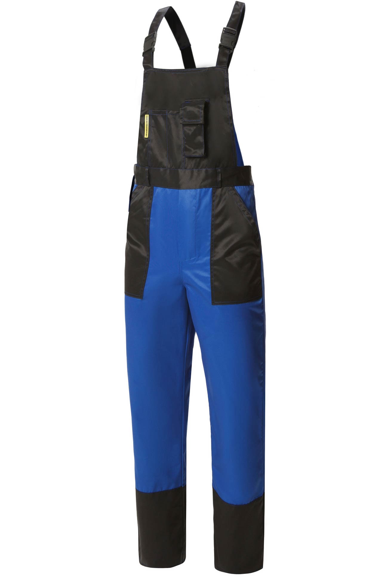 61475 Полукомбинезон "Мастер" василек-черный  Летняя спецодежда  размер 56-58/170-176 