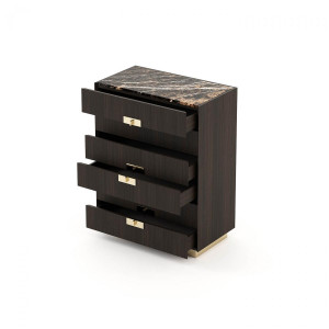 103893 Высокий комод мрамор LasKasas Lady