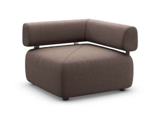 Угловое садовое кресло из ткани