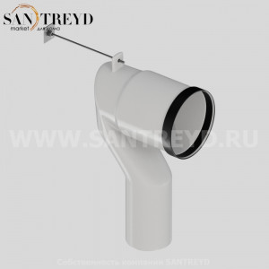 VA094 Отвод 11 см белый Globo ACCESSORIES Италия Ceramica Globo