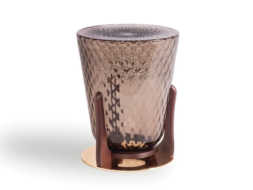 Круглый журнальный столик из дутого стекла OPERA CONTEMPORARY VERTEX ARCH-00081869 - Вид №1