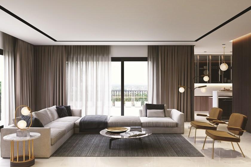 Mambo Unlimited Ideas Высокий мраморный стол sun-id-1442349 - Вид №4