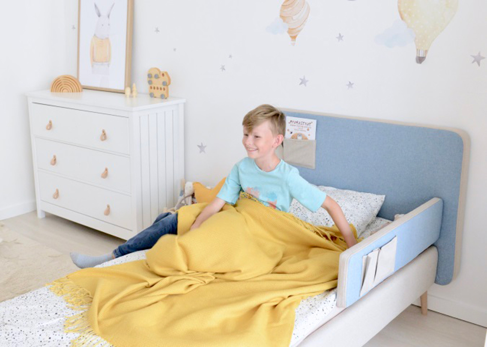 Кровать подростковая Soft бежевая, голубая ELLIPSE ELLIPSE SOFT 351720 Бежевый;голубой Santreyd  - Вид №3