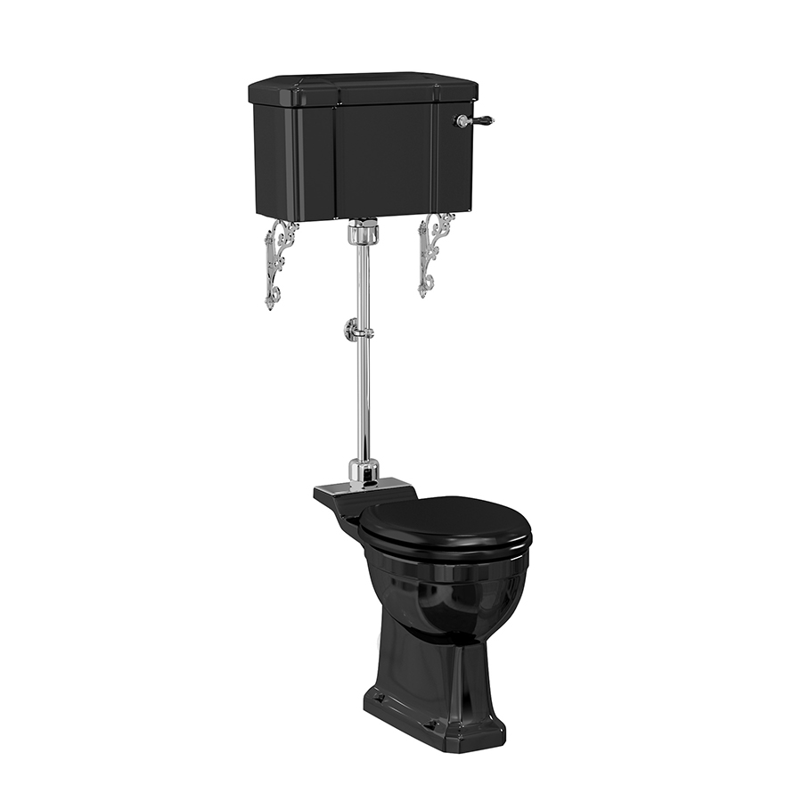 Burlington Jet Стандартный средний унитаз с бачком на 520 рычагов Медичи P5 M T33 CHR C1 M  - Вид №1