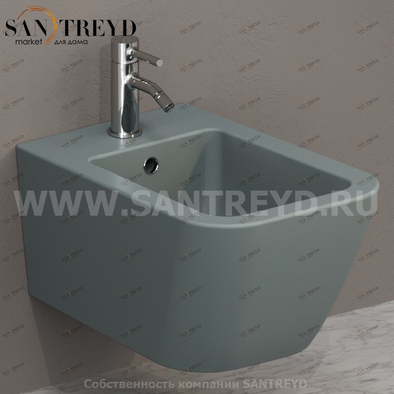 STS10BL Биде подвесное STONE Ceramica Globo